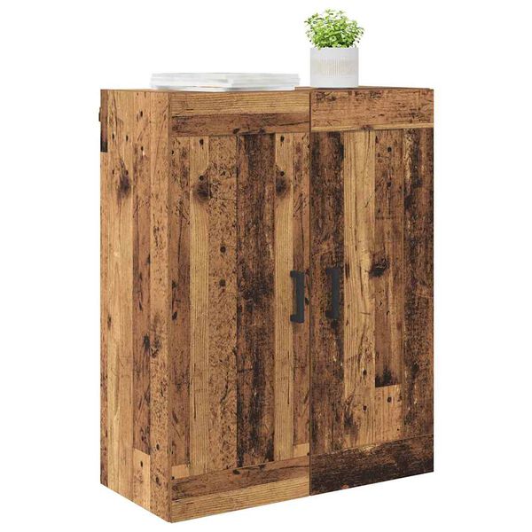 vidaXL Wandkast Oud Hout 69,5 x 34 x 90 cm Bewerkt hout