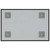 vidaXL Magneetbord voor aan de wand 40x30 cm gehard glas zwart
