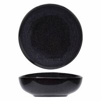 Cosy & Trendy for Professionals Kom Black Granite 4 st Ø21 cm zwart