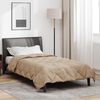 vidaXL Vol jaar dekbed Taupe 200 x 155 cm Microfiber