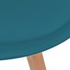 vidaXL Eetkamerstoelen 4 st kunststof turquoise