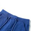 Kindershorts met trekkoord 128 gem&ecirc;leerd blauw