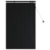 vidaXL Jaloezie Zwart 70 x 130 cm 35 mm Massief Paulowniahout