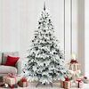 vidaXL Kunstkerstboom met 300 LED met standaard Wit 240 cm PE en PVC