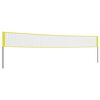 vidaXL Volleybalnet 823x244 cm PE-stof geel en zwart