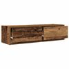 vidaXL TV-kast met lade Oud hout 100 x 31 x 25,5 cm Bewerkt hout