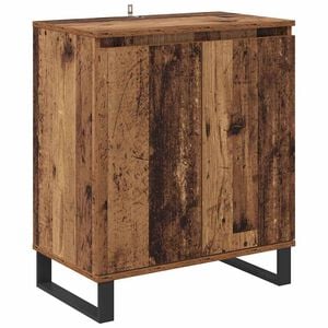 vidaXL Dressoir Oud Hout 60 x 35 x 70 cm Bewerkt hout