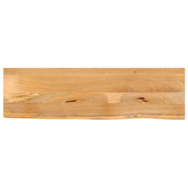 vidaXL Tafelblad met natuurlijke rand 140x20x2,5 cm massief mangohout