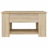 vidaXL Salontafel 79x49x41 cm bewerkt hout sonoma eikenkleurig