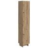 vidaXL Kastenset 2 st Artisanaal eiken Bewerkt hout