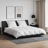 vidaXL Dekbed Set met kussen 3 pcs Wit Donsveertjes