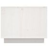 vidaXL Salontafel 80x50x40 cm massief grenenhout wit
