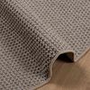 vidaXL Vloerkleden Rond LUGO Taupe &Oslash; 200 CM Polyester