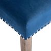 vidaXL Eetkamerstoelen 4 st fluweel blauw
