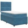 vidaXL Boxspringbed met matras Blauw 80 x 200 cm Fluweel