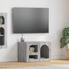 vidaXL TV-kast Grijs Sonoma 60 x 35 x 40 cm Bewerkt hout