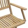 vidaXL Tuinstoelen 8 st inklapbaar 54,5x58x90 cm massief acaciahout