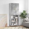 vidaXL Hoge kast 69,5x34x180 cm bewerkt hout betongrijs