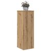 vidaXL Plantenstandaard 33x33x100 cm bewerkt hout artisanaal eiken