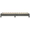 vidaXL Boxspring bed 100x200 cm fluweel donkergrijs