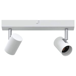vidaXL Plafondspot met schijnwerpers Wit 26 x 6,5 x 11,5 cm Metaal