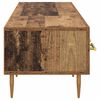 vidaXL TV-kast met lade Oud Hout 150 x 36 x 30 cm Bewerkt hout