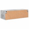 vidaXL Houten Kast Beton Grijs 100,5 x 39 x 30 cm Bewerkt hout