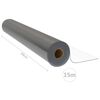vidaXL Tafelbeschermerrol 0,9x15 m 1,6 mm PVC transparant