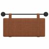 vidaXL Hangend Hoofdeinde Effen Bruin 90 x 55 x 5 cm Antiek PU