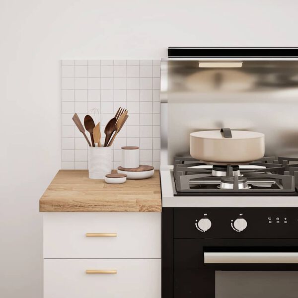 vidaXL Keuken werkblad rechthoekig 40x63,5x4 cm massief eikenhout