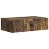 vidaXL Wandmontage Zijtafel 59 x 34,5 x 17 cm Bewerkt hout