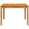 vidaXL Tuintafel 110x110x75 cm massief acaciahout