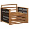 vidaXL Buiten Midden Sofa Naturel