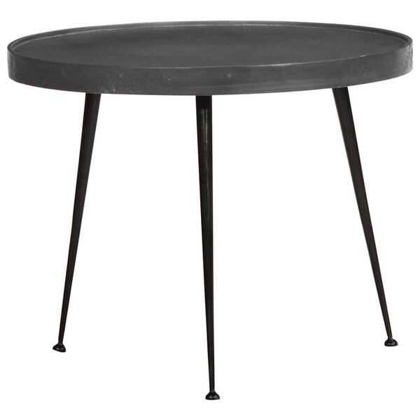 vidaXL Salontafel 3 stuks Zwart bewerkt hout