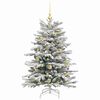 vidaXL Kunstmatige Inklapbare Kerstboom Wit 120 cm PE en PVC