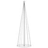 vidaXL Kegelkerstboom 330 warmwitte LED's 100x300 cm