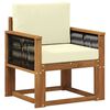 vidaXL Buiten Midden Sofa Massief Acaciahout Naturel