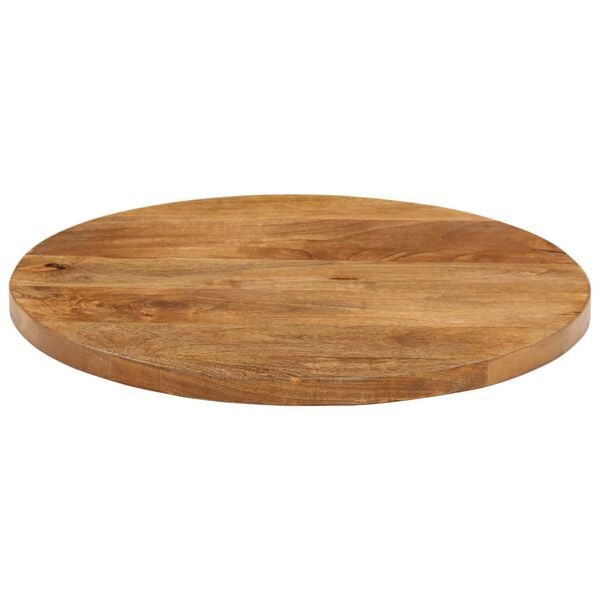 vidaXL Tafelblad rond Ø 40x3,8 cm massief ruw mangohout