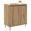 vidaXL Dressoir Artisan Eiken 60 x 35 x 70 cm Bewerkt hout
