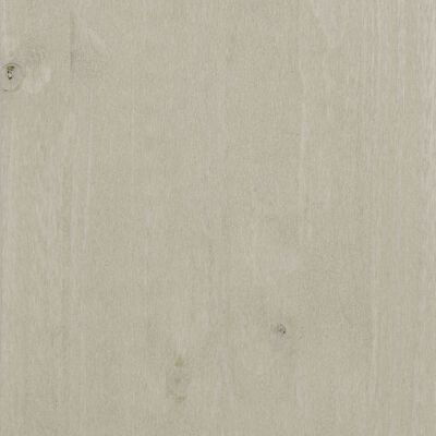 vidaXL Nachtkastje HAMAR 40x35x62 cm massief grenenhout wit