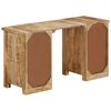 vidaXL Bureau 140x50x77 cm massief mangohout