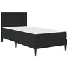 vidaXL Bedframe met matras met hoofdeinde Zwart 80 x 200 cm Fluweel