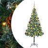 vidaXL Kunstkerstboom met 300 LED Groen 180 cm PVC en Staal