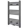 vidaXL Radiator / handdoekenrek recht 500x764 mm grijs