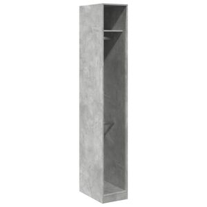 vidaXL Kledingkast 30x50x200 cm bewerkt hout betongrijs
