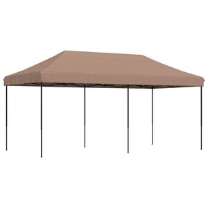 vidaXL Partytent 292 x 580 x 315 cm Bruin Oxford Stof