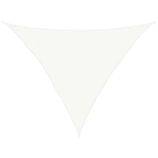 vidaXL Zonnezeil 160 g/m&sup2; 2,5x2,5x3,5 m HDPE wit