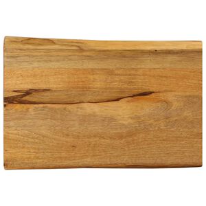 vidaXL Tafelblad met natuurlijke rand 50x40x2,5 cm massief mangohout