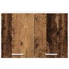 vidaXL Hangkast 2 pcs Oude Hout en Wit 60 x 31 x 40 cm Bewerkt hout