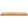 vidaXL Vensterbanken 2 st 80x30x2 cm massief eikenhout lichtbruin